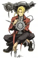 fullmetal alchemist tattoo design idea