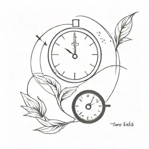 time heals all  tattoo design idea