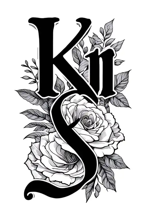 use the word Kim and make it romantic  tattoo design idea