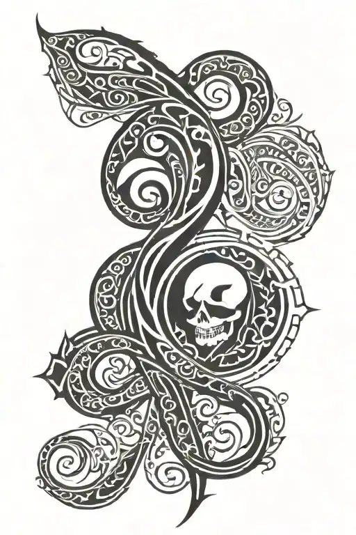 death eater mark tattoo design idea