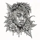 juice wrld 999 tattoo design idea