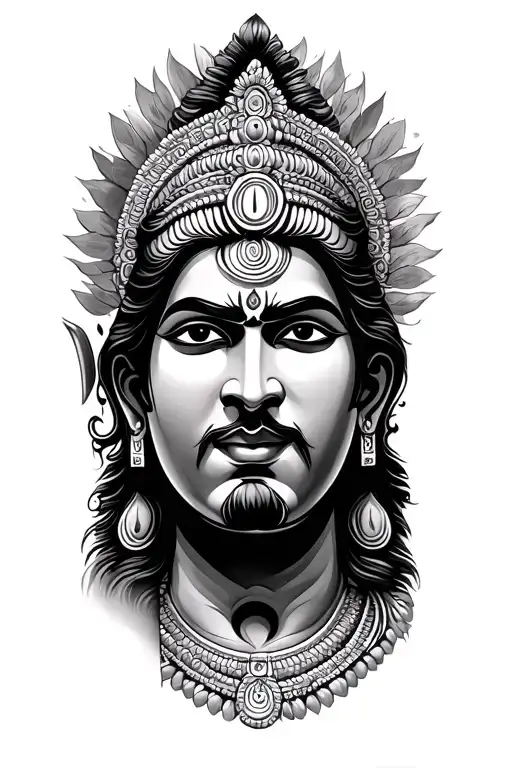Chamundisware God, Shiva God, Anjanaya God Ayyappa Swamy Tattoo tattoo design idea