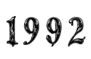 "1992" tattoo design idea