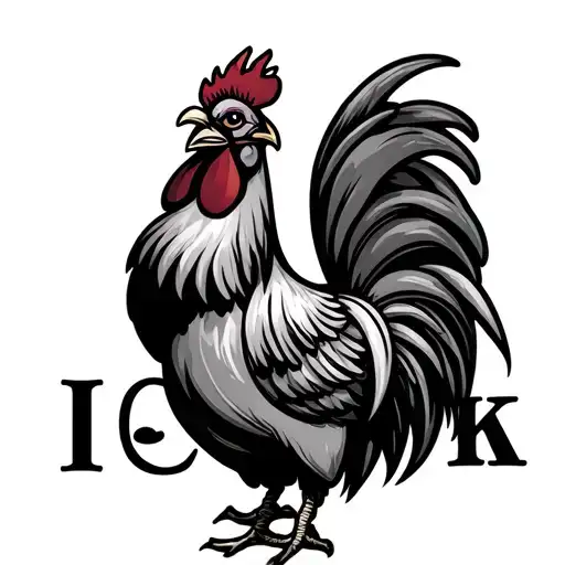 (I❤️Cock) tattoo (design) (Only in nice black letters) make it slutty and sexy  tattoo design idea