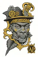 Alpha Phi Alpha tattoo design idea