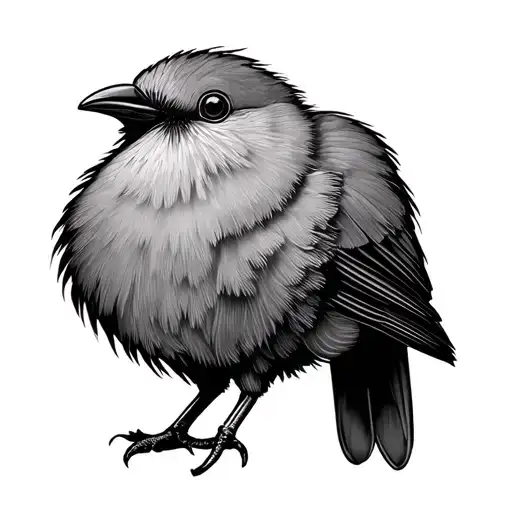 Kiwi bird tattoo design idea