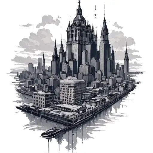 city of velaris  tattoo design idea