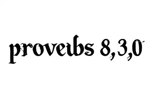 "proverbs 8:30" tattoo design idea