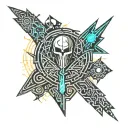 Berserk anime tattoo design idea