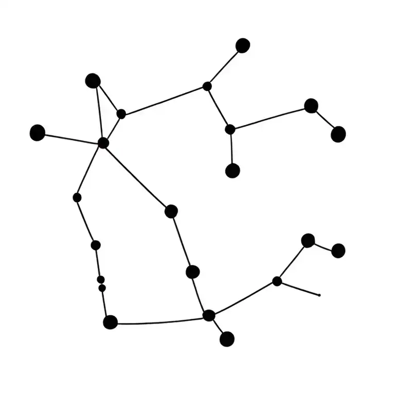 pisces constellation , virgo sign, libra constellation tattoo design idea