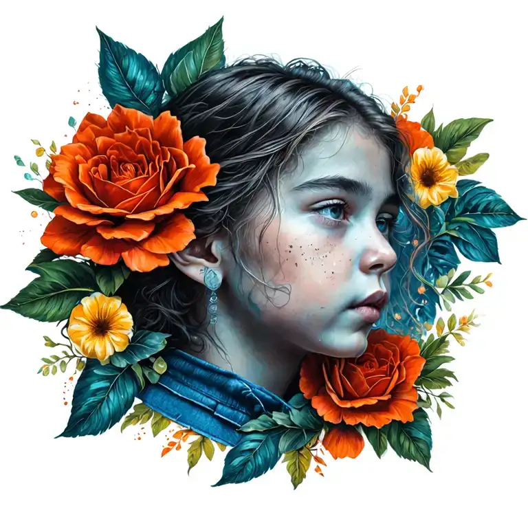 forever young tattoo design idea