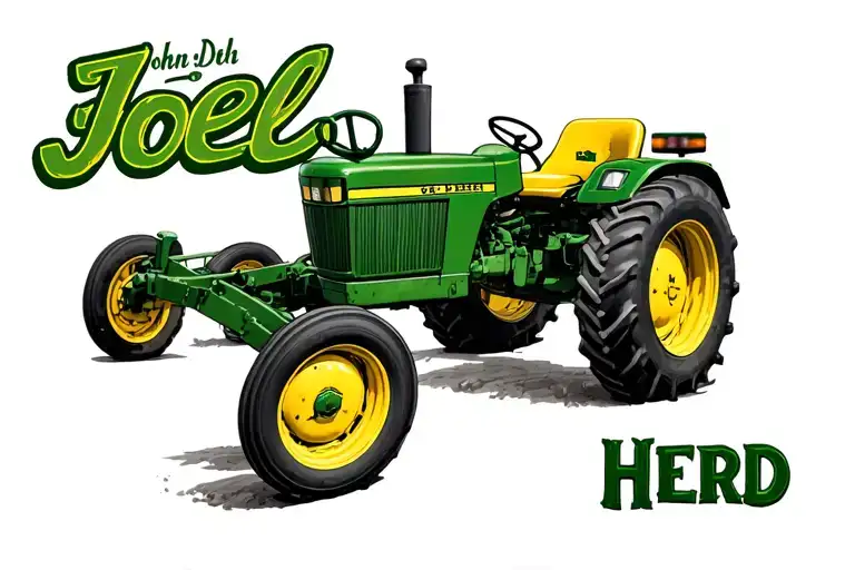 "Joel Herd" John Deere tattoo design idea
