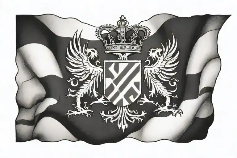 czech flag tattoo design idea