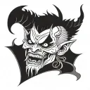 devil master of puppet master tattoo design idea