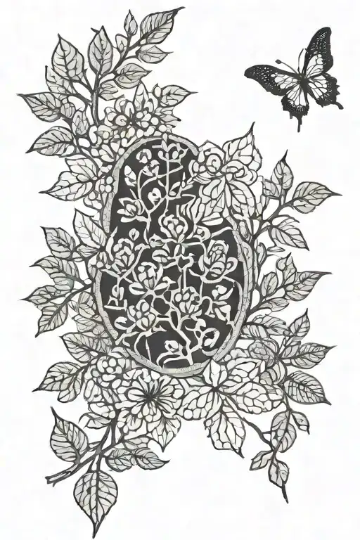 manilla acacia street tattoo design idea