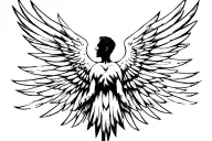 Icarus tattoo design idea