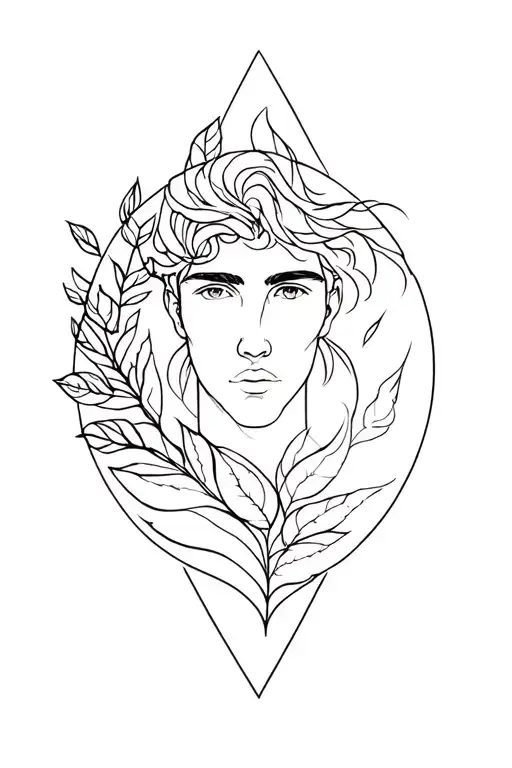 male , virgo , nature inspired tattoo design featuring tattoo design idea
