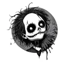 Tim Burton tattoo design idea