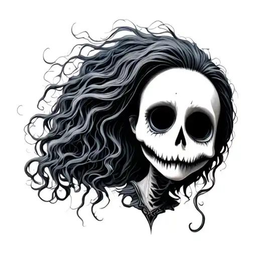 Tim Burton tattoo design idea