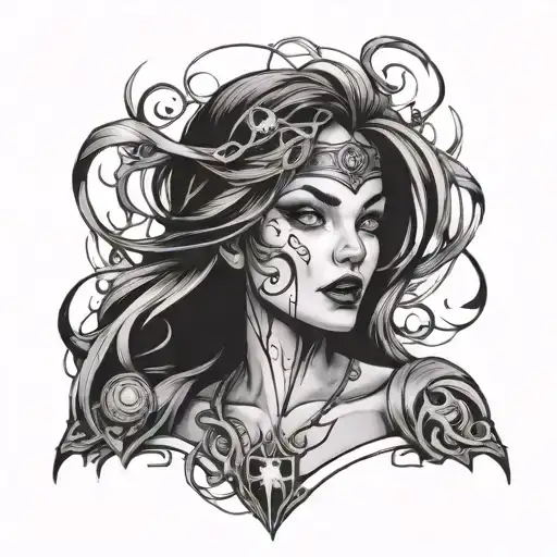 Jinx Arcane tattoo design idea