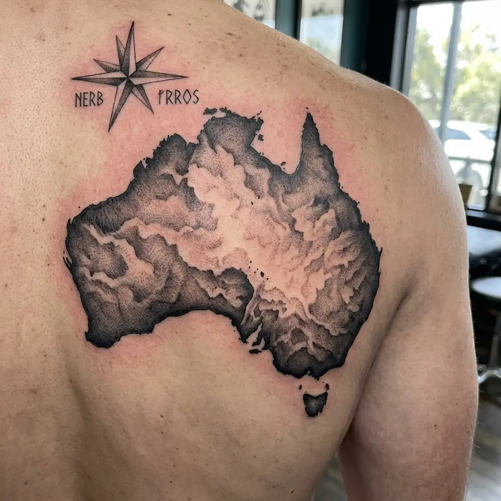 Australia tattoo design idea