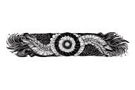 Pachamama spiral tattoo design idea