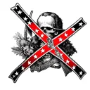Confederate tattoo design idea