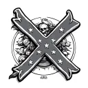 Confederate tattoo design idea
