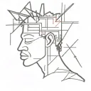 jean michel basquiat style tattoo design idea