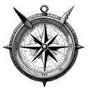 Jack Sparrow Compass tattoo design idea