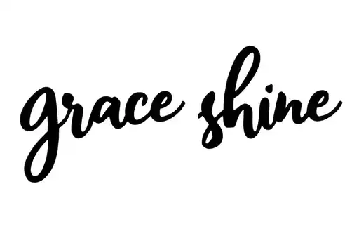 "Grace shine" tattoo design idea