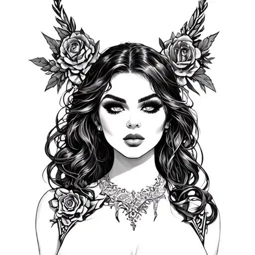Femdom Slave tattoo design idea