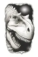 dino tattoo design idea