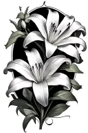 lily tattoo design idea