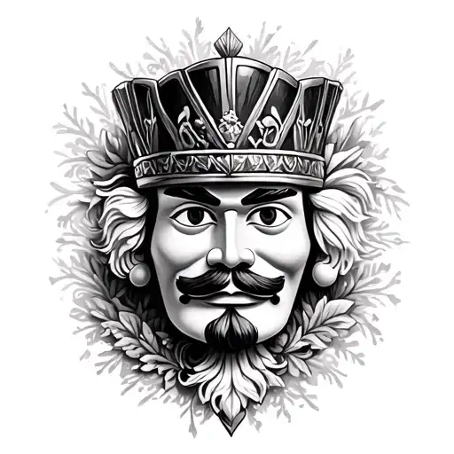 nutcracker tattoo design idea
