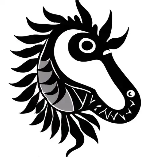 minimalist kokopelli tattoo design idea