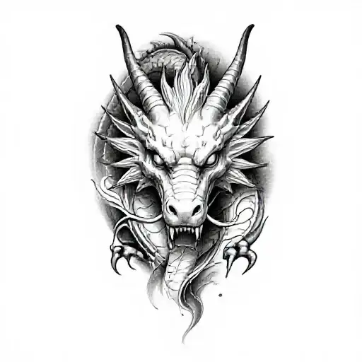 103+ Front Facing Dragon Tattoo Ideas in 2026 - BlackInk AI