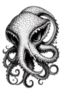 Kraken tattoo design idea
