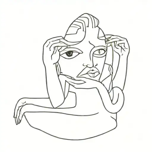 gluttony sin with egypt style tattoo tattoo design idea