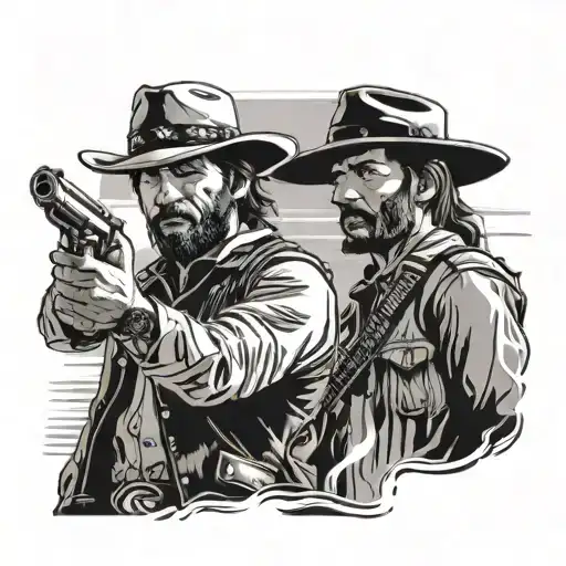 Red Dead Redemption tattoo design idea