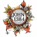 John 13:7 verse tattoo tattoo design idea