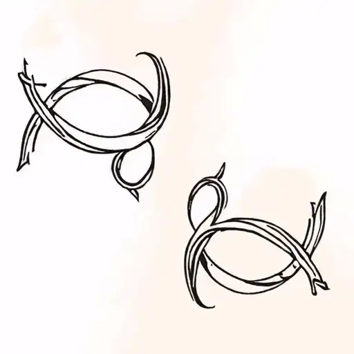 matching tattoos for a couple who love lord of the rings tattoo design idea