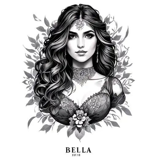 the name bella 2010 tattoo design idea