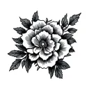 Garter tattoo design idea