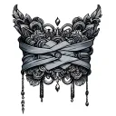 Garter tattoo design idea