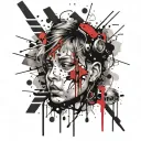 childhood trauma tattoo design idea