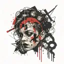 childhood trauma tattoo design idea