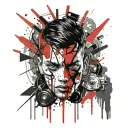 childhood trauma tattoo design idea