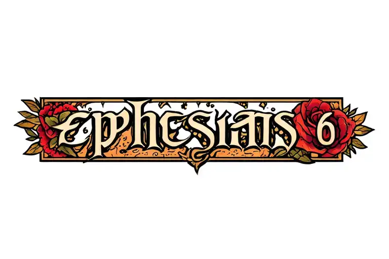 Ephesians 6 10-18 tattoo design idea