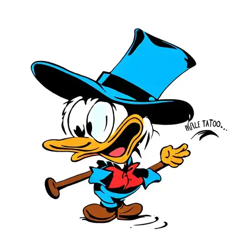 UNCLE SCROOGE tattoo design idea